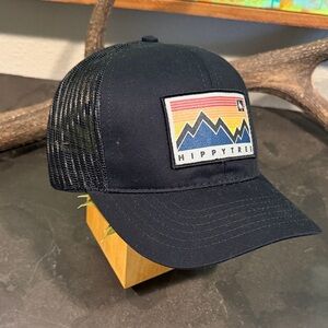 Hippy Tree Black Trucker Hat